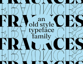 une deuxième affiche réalissé avec la typo Fraunces